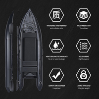 Kaboat (hybride kayak et bateau) 330 cm, plancher Airdeck noir