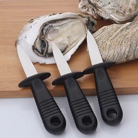 Couteau à huîtres en acier inoxydable avec manche en PP Couteau utilitaire personnalisable OEM pour l'écaillage d'huîtres