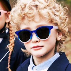 Lunettes de soleil pour enfants à monture dégradée TR90, nouvelle mode 2025, UV400, pliables, polarisées - Product Image 1