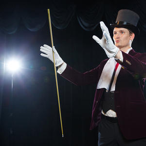 Bastone Magico Telescopico da 150 cm, Bacchetta Magica Portatile in Acciaio, Accessorio Professionale per Trucchi Divertenti - Product Image 2