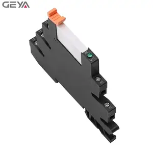 GEYA FY-41F-1 Module de relais à canal unique 12V ou 24V AC DC carte de relais relais Dinrail mince