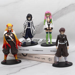 Figurines de démon Slayer japonais, lot de 9 pièces de 17cm, décoratifs, d'action, vente en gros - Product Image 2