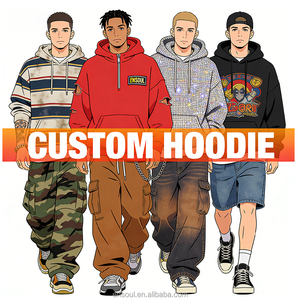 Fabricante OEM de Sudaderas Premium Personalizadas, Tejido Grueso French Terry, Estilo Oversize, Lavado Ácido, Diseño Desgastado, Ropa Urbana para Hombre, Logotipo Personalizado - Product Image 1