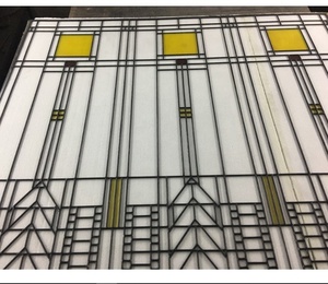 Finestre in Vetro Colorato di Frank Lloyd Wright - Product Image 2