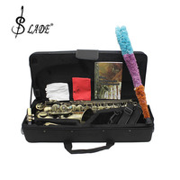 SLADE Eb Types Cyan-blue Red Imitate Classical Antique Style Alto Tenor Saxophone Professional Instrument with case Bag