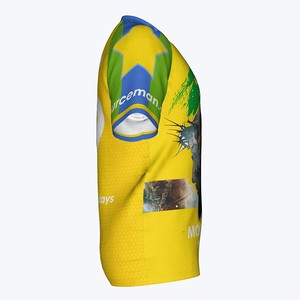 เสื้อฟุต<span class=keywords><strong>บ</strong></span>อลรุ่นนักเตะ แขนยาว สีชมพู คอนเซ็ปต์ทีมชาติ ปี 2002 คลาสสิค แขนสั้น ทีมชาติ พระเยซู เสื้อฟุต<span class=keywords><strong>บ</strong></span>อลชาย - Product Image 5