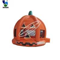 Maison gonflable géante hantée de citrouille d'Halloween Moonwalk Commercial Bouncing Bouncer Jumper Gonflable Bouncy House
