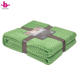 Chất Lượng Cao Nổi Flannel Lông Cừu Chăn Sọc Chăn Ném Một Sóng Hai Lớp Mô Hình - Product Image 3