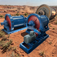 Broyeur à boulets 900*1200 pour le broyage de pierres et de minerai d'or - Équipement d'extraction d'or portable à petite échelle à vendre