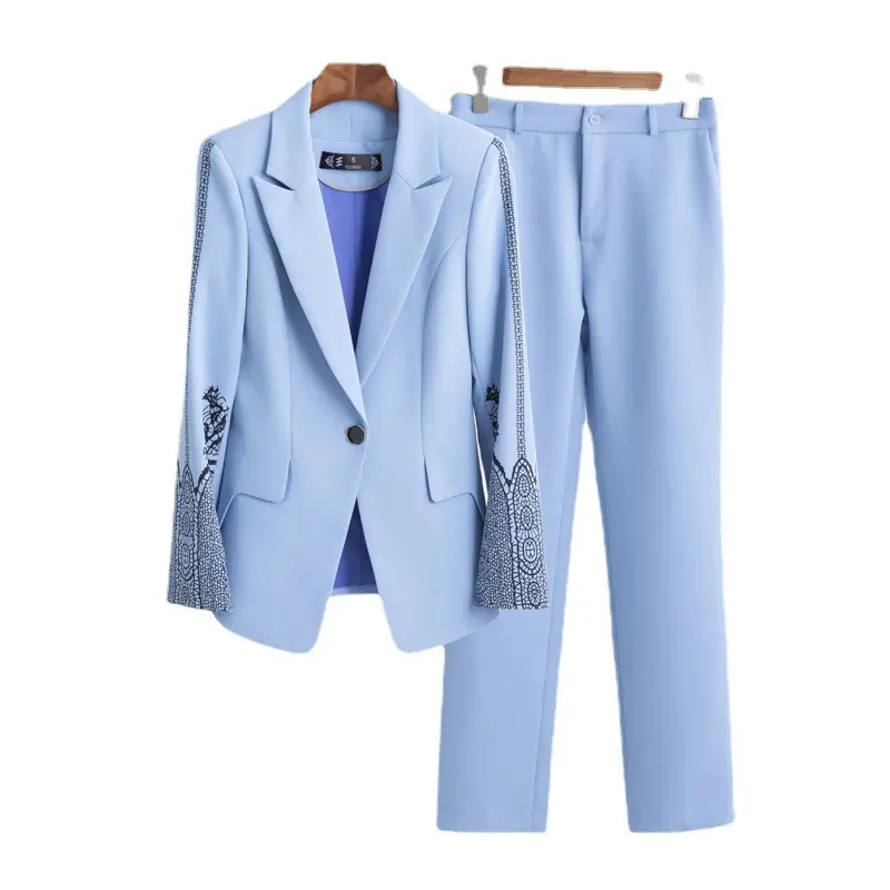Professional Manufacture New Styles Button Ladies Female Blazer Work Women Business Suit