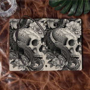 A6 Handcrafted Notebook <span class=keywords><strong>Industry</strong></span> Event Gift Idéal pour les notes de séminaire et l'analyse des concurrents avec Skull Snake Flowers Clock P - Product Image 6