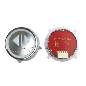 Botón de Elevador HD-60 de Diseño Contemporáneo en Metal con Braille y Pantalla Táctil para Edificios de Oficinas - Product Image 1