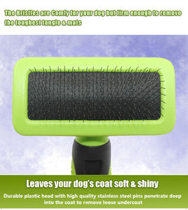プロのグルーマーペットヘア脱毛グルーミングスリッカー犬と猫のブラシ - Product Image 3