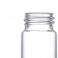 Flacons d'échantillon en verre transparent ambré de 50ml avec bouchons à vis pour échantillon d'huile flacons de parfum d'aromathérapie parfum léger
