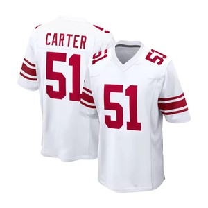 Maillots de football américain en gros : Nouveaux maillots de sport brodés et gaufrés des équipes de New York 1, Nabers 56, Taylor 5, Thibodeaux - Product Image 6