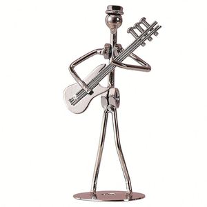 Set de Figuras de Músicos Retro de Metal - Esculturas Artesanales de Hierro para Decoración del Hogar y Oficina - Product Image 5