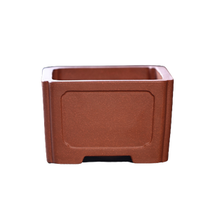 <b>Square</b> Zisha Flowerpot Concave Surface Traditional Bonsai <b>Pot</b> Taoxi Style - Product Image 5
