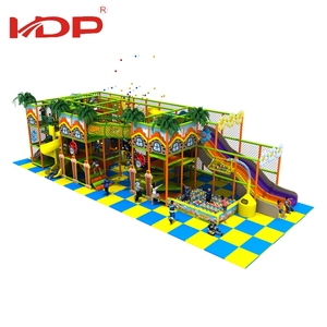 Hot Selling Kinderen Ninja Warrior Apparatuur Oceaan Thema Glijbaan En Ballenbad Indoor Speeltuin - Product Image 3