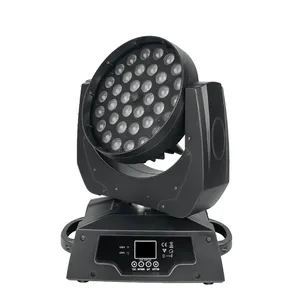 Hot Circle Effect Colorful Flash Beam Light 36x18W 6 In 1 Wash Zoom LED Moving Head Light