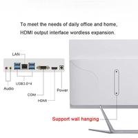 Core I5 I7 I9 prix Ultra mince écran tactile bureau boîtier en alliage d'aluminium affichage haut de gamme monobloc PC tout en un ordinateurs