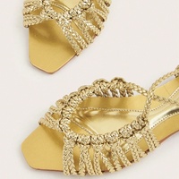 Chaussures plates pour femmes grandes tailles, nouvelle collection été, respirantes, légères, sexy, souples, à enfiler, style resort, tendance