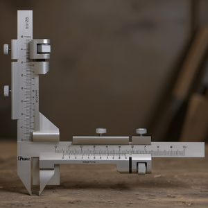 Calibrador Digital y Mecánico Take Gear de 0 a 150 mm, Herramienta de Medición para Trabajos de Precisión - Product Image 3
