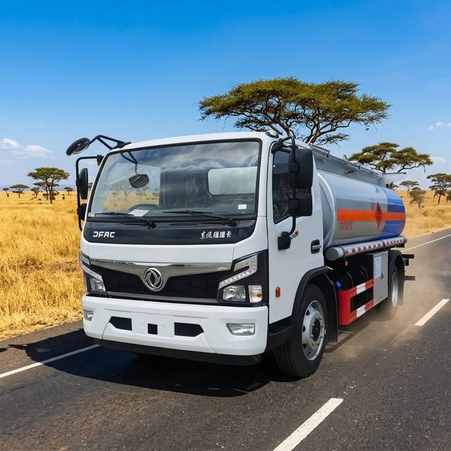 Dongfeng 4x2 8cbm 8000 Liters Diesel Fuel Tank & Dispenser Truck Euro VI New Oil Truck