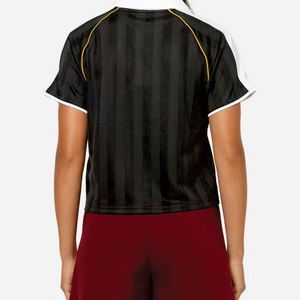 Camiseta de Fútbol Retro Personalizada para Mujer, Estilo Vintage, Versión para Fans del Club, Sublimada, con Malla - Product Image 6