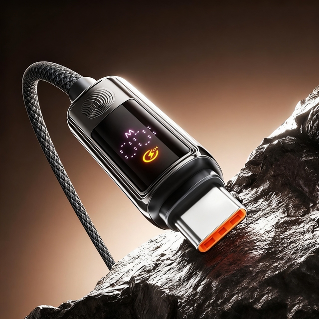 Toocki High-Speed 100W Cable USB-C Cable Zinc Alloy + Braided Wire & Reinforced Tail Design for Daily Long-Term Use