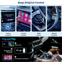 3 en 1 Carplay y Android Auto Ai Box Tarjeta TF 128 GB RAM 4GB ROM 64GB Dongle Carplay Smart Box con Youtube Neflix