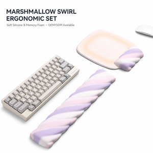 Reposamuñecas Ergonómico y Alfombrilla de Ratón Personalizados, Lindos y Suaves, con Superficie Lisa y Base de PU - Product Image 1