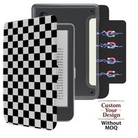 Desain Magnetik Lepas Pasang Khusus, Penutup Pelindung E-book yang Dapat Disesuaikan, Bagian Belakang Transparan dengan Fitur Auto Sleep/Wake untuk Kindle