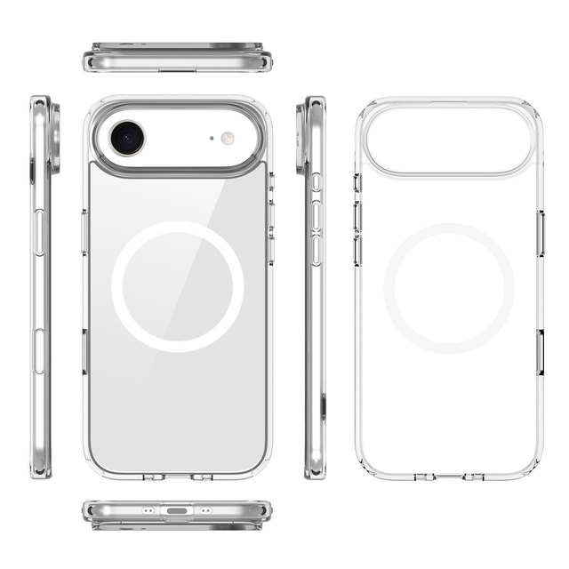 Beelan Clear Hard PC Anti-yellowing TPU Hybrid Phone Case Wholesale Factory Shockproof Mobile Phone Case for iPhone 17 Pro Max
