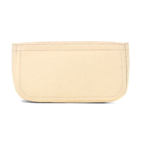 Tas Organizer Kosmetik Mewah, Tempat Penyimpanan Makeup dari Bahan Felt untuk Tas Tangan