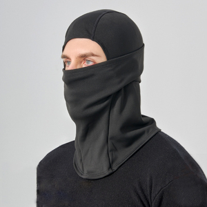 Topi musim dingin Unisex, satu lubang Logo desain kustom masker Ski Balaclava - Product Image 1