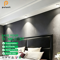 Plafonnier LED COB moderne rond ultra-mince à montage en surface, en aluminium, sans encastrement, pour chambre, couloir, salon