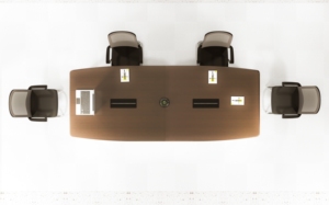 Tavolo da riunione di lusso KALN per sala consiglio, grande tavolo da conferenza per ufficio, scrivania per negoziazioni - Product Image 5