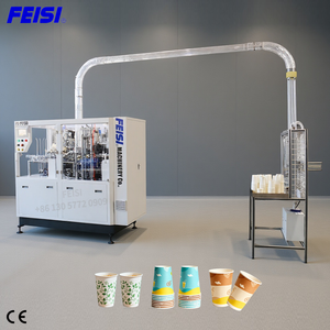 Mesin Pembuat Gelas Kertas Otomatis Efisiensi Tinggi Untuk Minuman Panas Dingin Komersial Gelas Kertas Sekali Pakai - Product Image 1