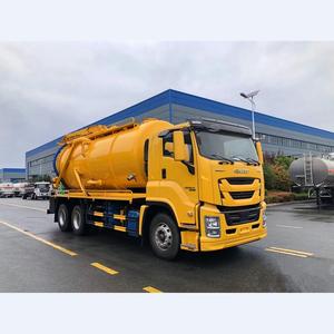 รถดูดตะกอนสุญญากาศสำหรับ20000L รถดูด10ล้อของ Isuzu รถดูด22m3 20cbm สิ่งปฏิกูล - Product Image 2