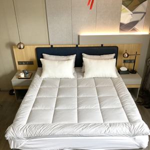 Otel koleksiyonu 233TC yıkanabilir yatak koruyucu Anti tahta kurusu yatak pedi yatak <span class=keywords><strong>Topper</strong></span> - Product Image 1