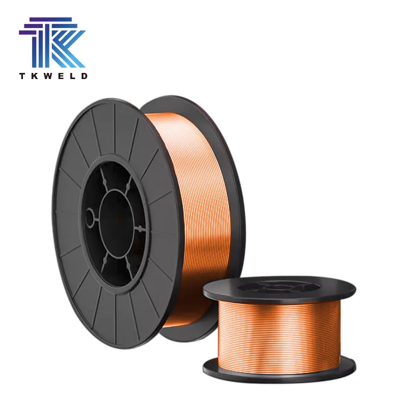TKweld ER50-6 kabel padat mekanis baja Aloi rendah ER70S-6 SG2 kawat las berpelindung Gas CO2