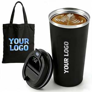 Taza Inteligente de Acero Inoxidable con Pantalla LED de Temperatura, Personalizable con Logotipo, para Regalo Promocional Empresarial - Product Image 1