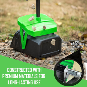 Pooper Scooper Swivel <b>Bin</b>&Rake with 20 Waste Bags Dog Poop Scooper with Bag Attachment for <b>Large</b> Medium Small Dogs - Product Image 4