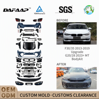 Nouvelle modification automobile, adaptée aux modèles 3 Series F30 à G20, kit carrosserie MT pour BMW 51117293687, 51117293688, 51127293694