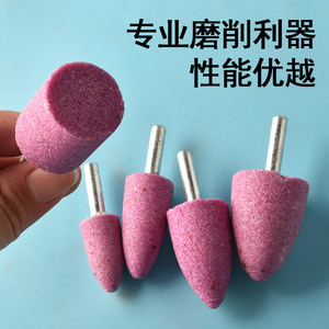 Meule cylindrique rose revêtue pour métaux ferreux, tête de polissage pour perceuse électrique - Product Image 5