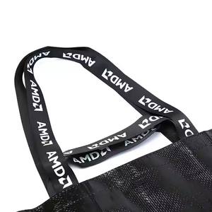High Quality Nylon Woven Duffel Bag with Zipper Closure Shoulder Handle <b>Large</b> Capacity Full-Color Printed New Design for Travel - Product Image 3