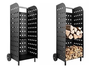 <span class=keywords><strong>Chariot</strong></span> de rangement pour bois de chauffage en plein air, <span class=keywords><strong>chariot</strong></span> à roulement, outil de bricolage - Product Image 1
