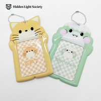 Lindo Porta Tarjetas de PVC con Forma Personalizada, Porta Tarjetas de Estudiante con Diseño de Ídolos Kpop, Llavero de PVC