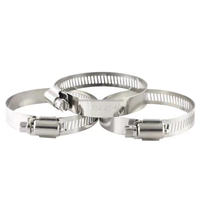 Collier de serrage pour tuyau en acier inoxydable réglable de taille standard pour radiateur automobile industriel, collier de serrage pour tuyau en PVC