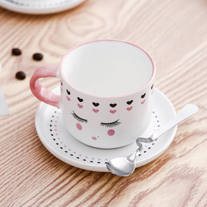 <span class=keywords><strong>Petite</strong></span> capacité bon marché tasses à café expresso personnalisé tasse à thé en céramique avec le caboteur - Product Image 5